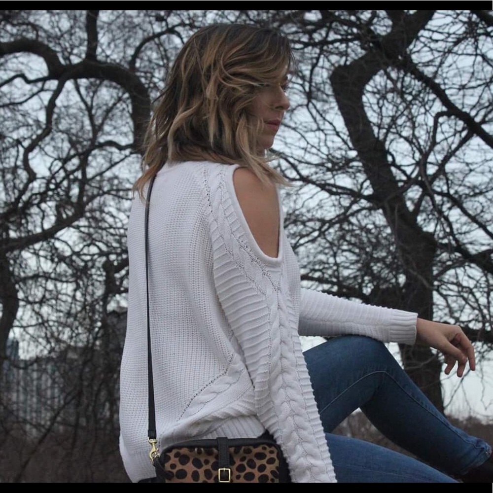 White Knit Sweater